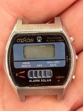 OTRON LCD ALARM SOLAR OROLOGIO