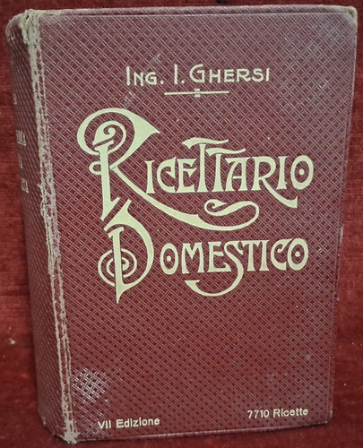 Ricettario domestico ghersi - ricettario,