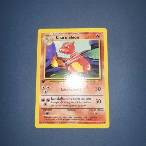 Pokemon charmeleon 1st - pokemon,