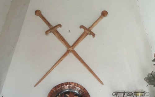 Spada spade ornamento in - ornamento,