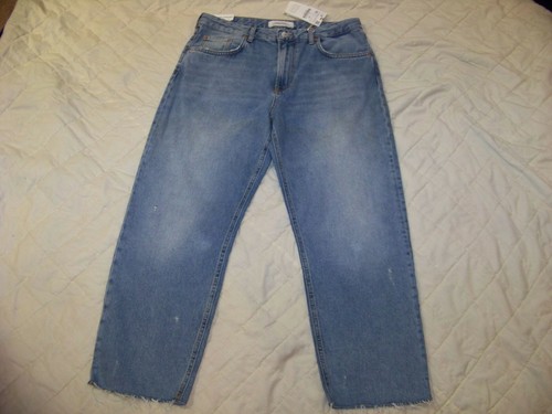 Zara woman distressed crop - zara,