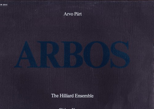 Ecm 1325 arvo - part, arbos
