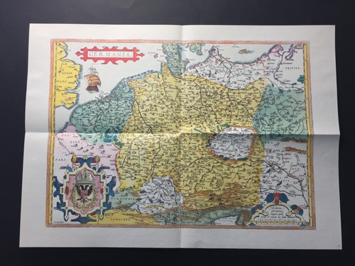 Germania 1595 mappa - germania,