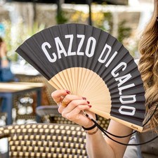 VENTAGLIO NERO CAZZO DI CALDO