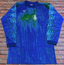 ADIDAS MAGLIA CALCIO SHIRT NOLEL PORTIERE VINTAGE MADE IN ITALY (333) tg. XL
