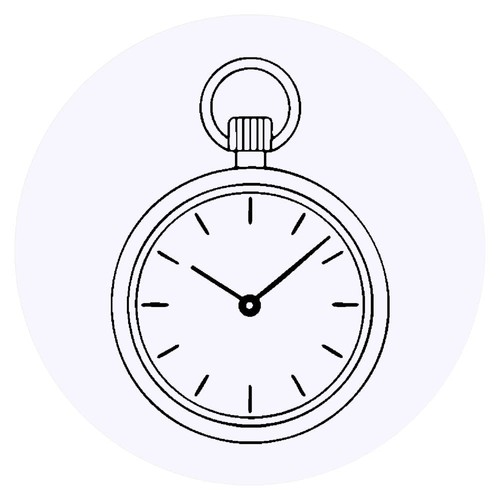 Adesivi orologio tasca - 24, da