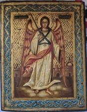 Antica icona russa "Angelo