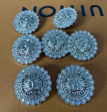 Set bottoni argento chanel - set,