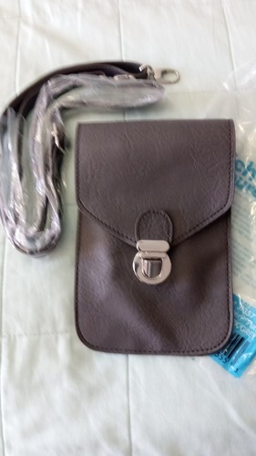Borsa grigia porta cellulare