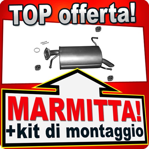 Silenziatore posteriore per - silenziatore,