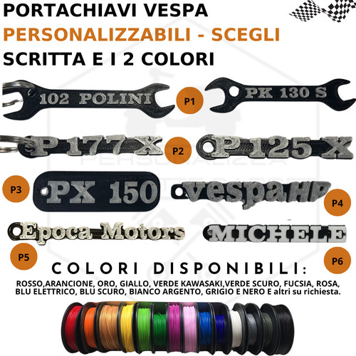 Portachiavi vespa piaggio - portachiavi,