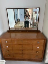 cassettiera vintage di legno