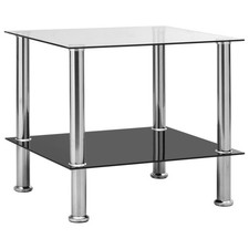 vidaXL Tavolino Trasparente