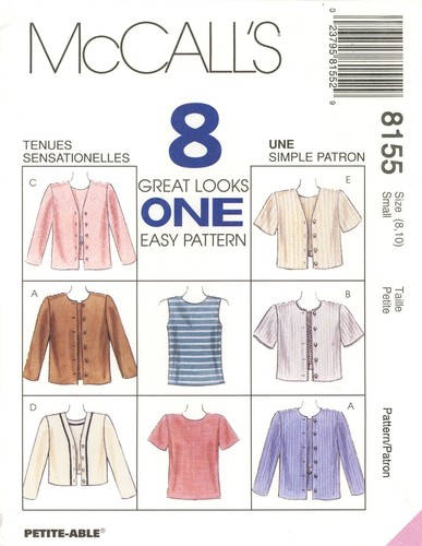 Mccall 8155 twin - mccall's, set