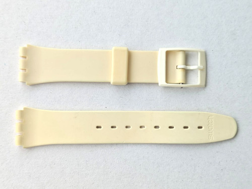 Swatch strap gent - , white