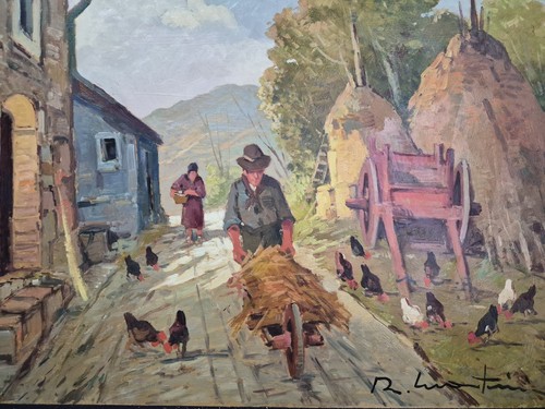 Dipinto olio masonite - dipinto,