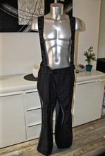 Pantaloni Salopette Sci Snowboard Nero Colmar Schoeller Taglia XXL (56) Nuovo