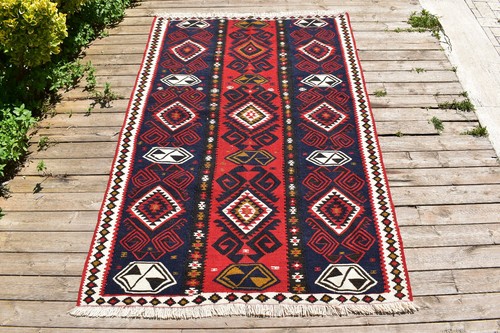 Tappeto kilim turco x68 - kilim, 44''x68''