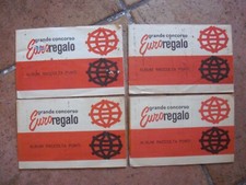 LOTTO DI 4 ALBUMINI RACCOLTA PUNTI EUROREGALO FERRERO MONTRIOL anni '50