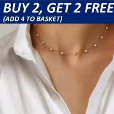 Collana perle artificiali - collana,