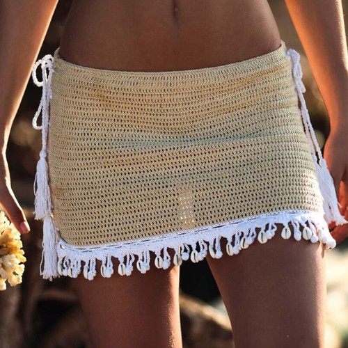 Gonna spiaggia fatta mano - spiaggia,