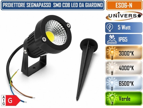 Faro faretto cob - led, da