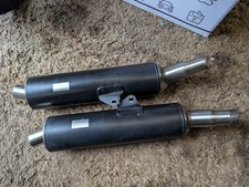 Silenziatori scarico destro e sinistro Aprilia SL 1000 Falco 2000-2003 COPPIA OEM