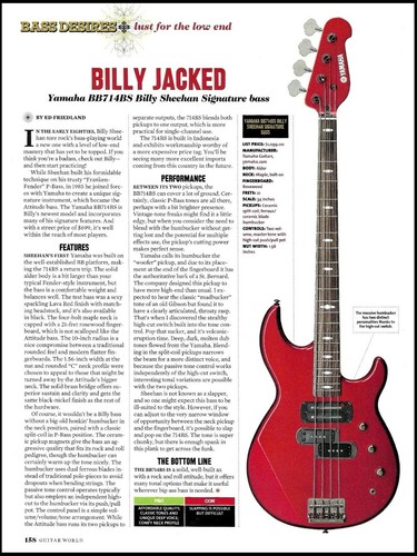 Billy sheehan signature - billy, yamaha