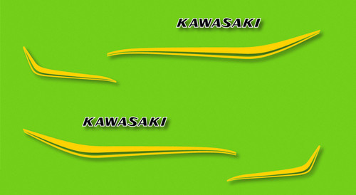 Kawasaki 400 stickers - kawasaki, a5
