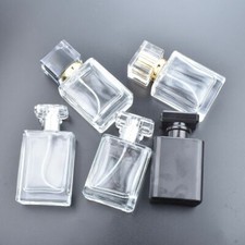 5pcs 50ml trasparente nero - 50ml, trasparente/nero
