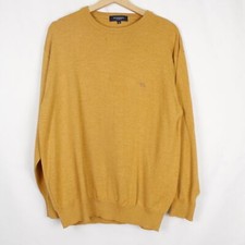 Maglione Burberry giallo ocra