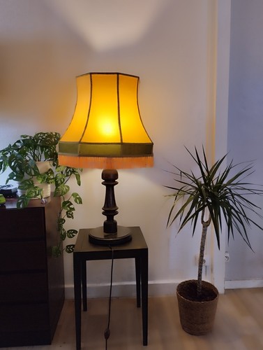 Lampe vintage franges - vintage, à