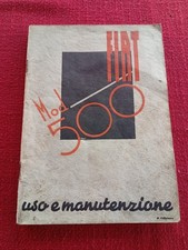 FIAT  500 A TOPOLINO   Manuale