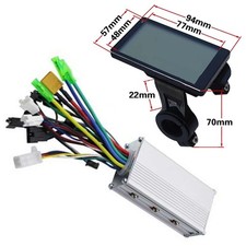 Kit Regolatore Brushless 500W Ebike con Misuratore LCD M5 per Bici Elettriche