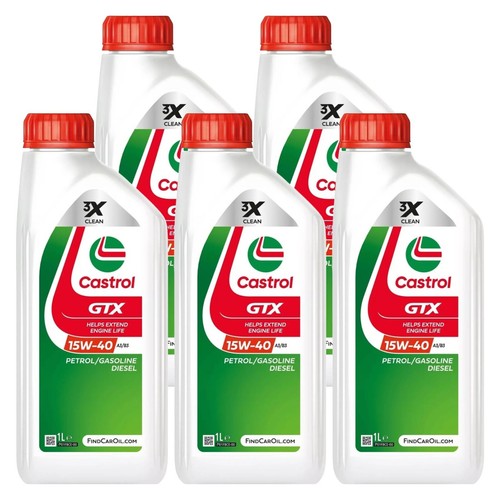 Litri olio castrol gtx - 5, 15w40