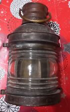 LAMPADA  NAVALE INGLESE A PETROLIO MASTHEAD  AUTENTICA MAI MODIFICATA PRIMI 900