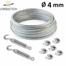 Câble acier galvanisé  Ø  4