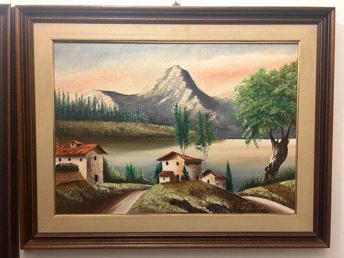 Dipinto olio tela 50x70 cm - tela,