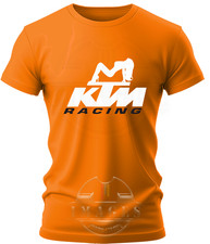 T-SHIRT KTM RACING MAGLIETTA UNISEX MOTO SPORT ENDURO CROSS