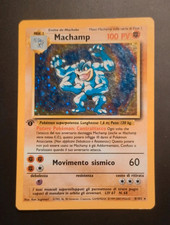 Machamp Set Base 8/102 HOLO Prima Edizione carte card pokemon ITA anno 1999