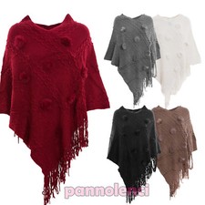 Poncho donna coprispalle