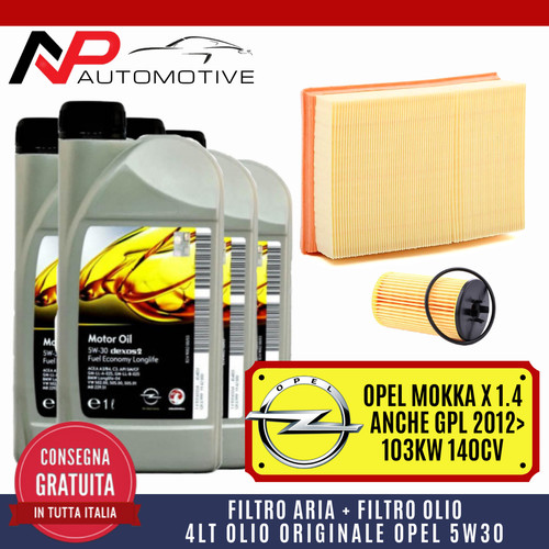 Kit tagliando opel mokka - tagliando, 1.4