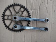 guarnitura pedivelle bici epoca Bianchi 1950