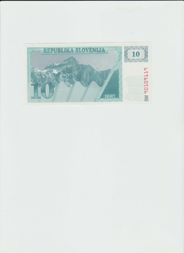 Banconota slovenia 10 - , da