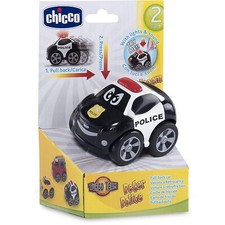 CHICCO AUTO TURBO TEAM PETER POLICE POLIZIA VEICOLO RETROCARICA SUONI E LUCI