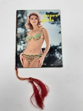 Calendarietto da Barbiere 1969 SUPER GIRLS Vintage Grafiche Mignani Bologna 