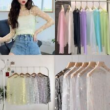Top In Pizzo Trasparente Con