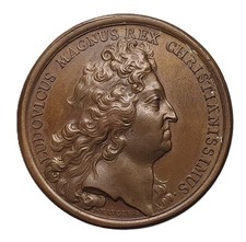 Antica medaglia bronzo Luigi