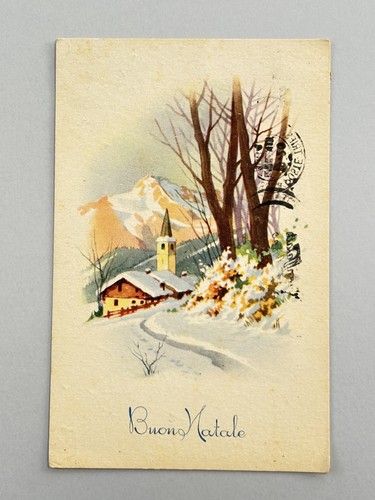 Buon natale vecchia cartolina - buon,