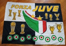 BANDIERA JUVE 130X100 CM METÀ